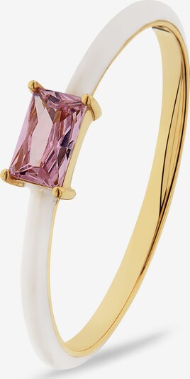 QOOQI Ring in gold / pink, Produktansicht