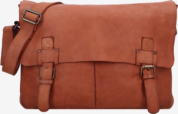 Harbour 2nd Document bag 'Yamal' in Brown: front