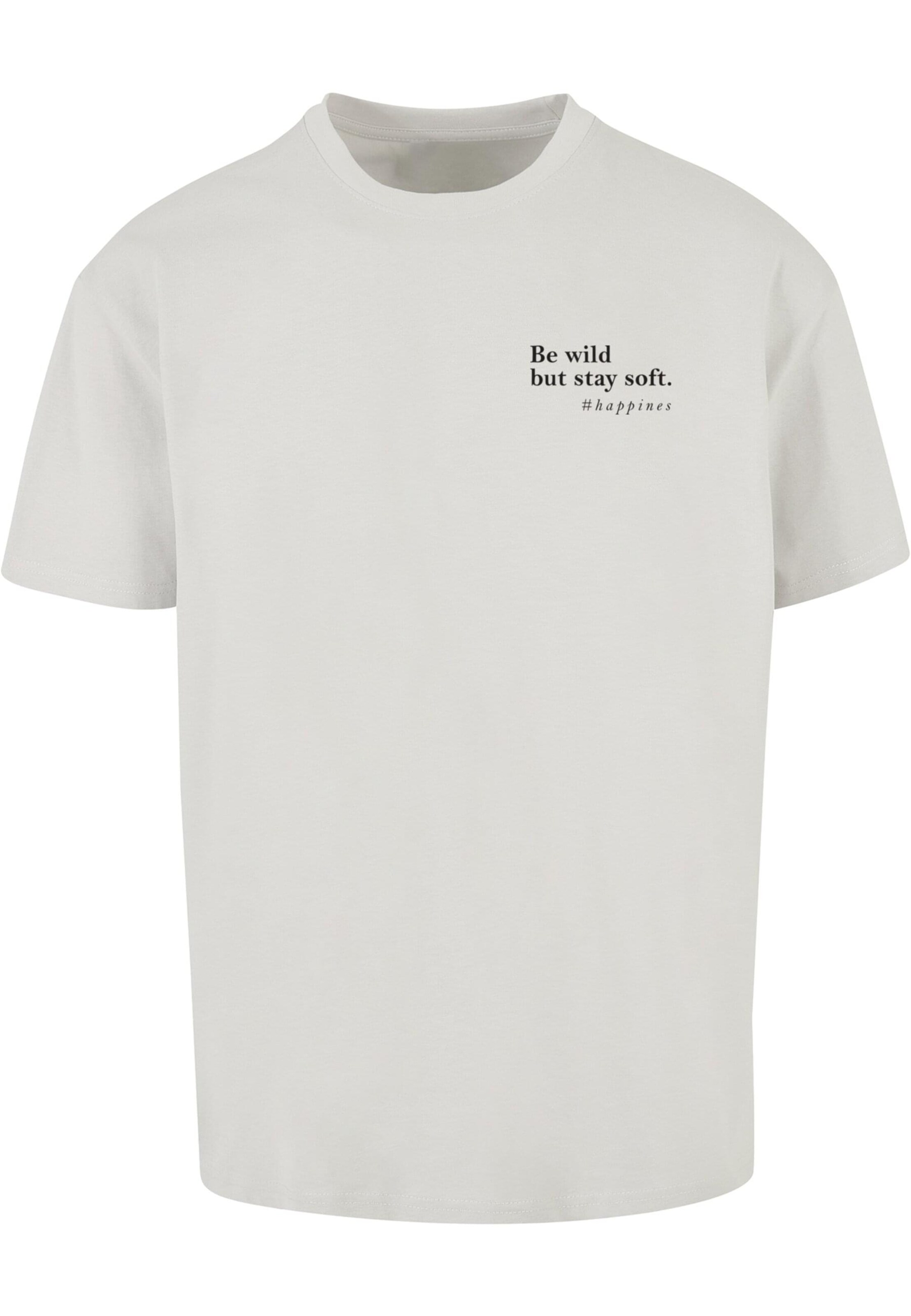 T-Shirt 'Happines' Merchcode en gris : devant