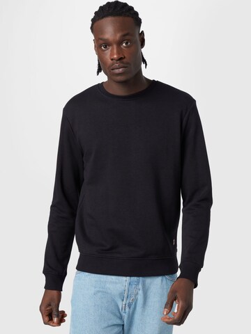 INDICODE JEANS Sweatshirt 'Holt' i svart: framsida