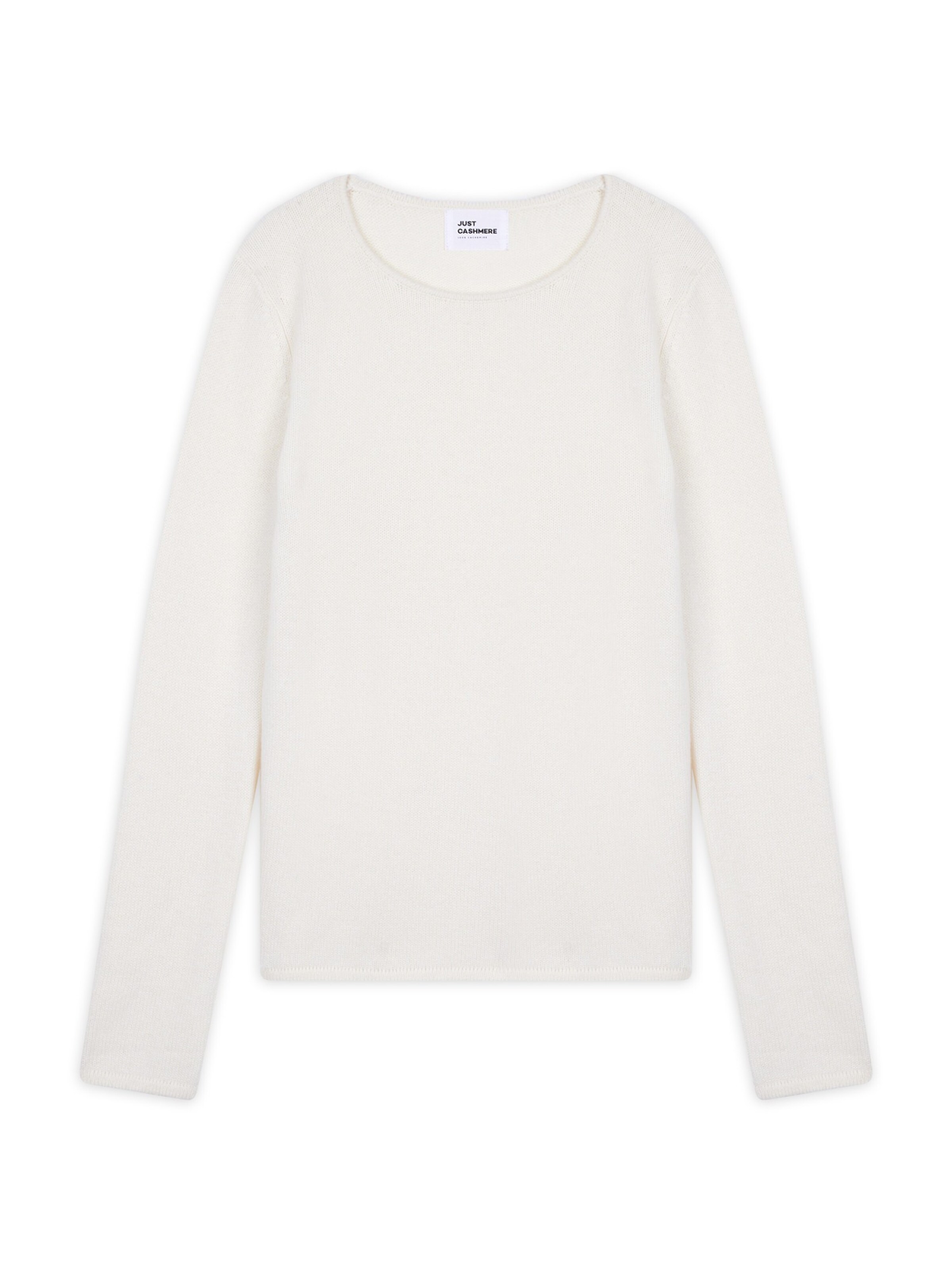 JUST CASHMERE Pulóver 'Joyce' - fehér: elől