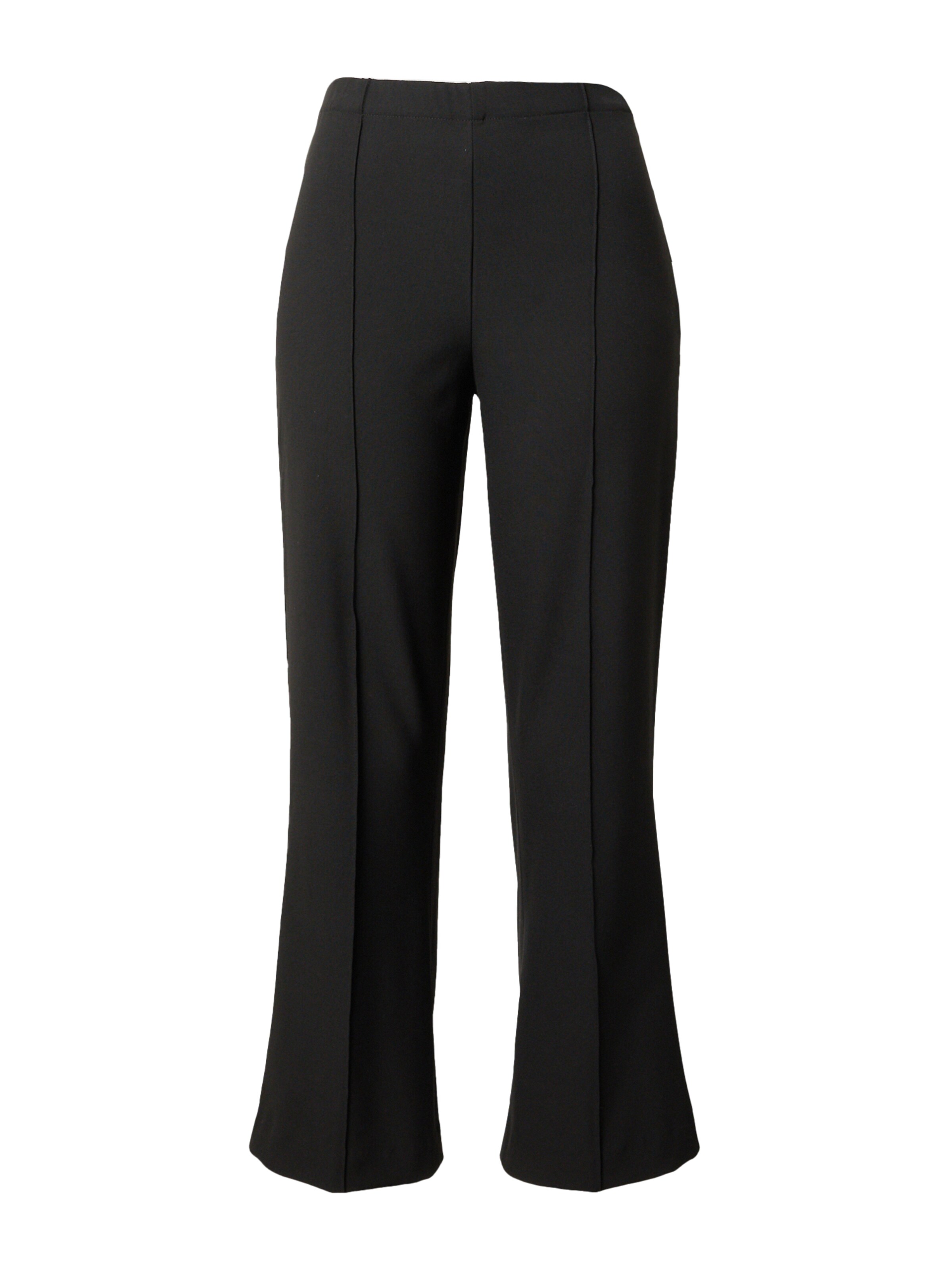 MADS NORGAARD COPENHAGEN - Flared Calças 'Sportina Nola' em preto: frente