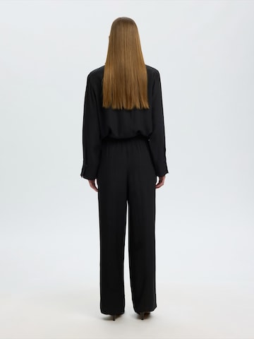 SELECTED Regular Trousers 'SLWSOLER' in Black