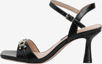 Nine West Strap Sandals 'MEYE' in Black: front