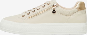s.Oliver Sneakers laag in Beige: voorkant