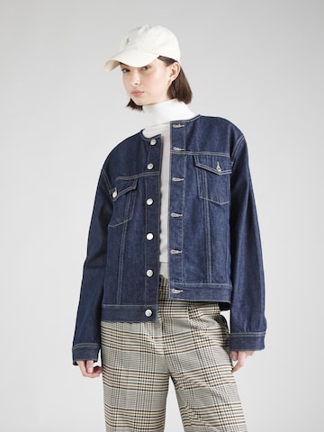 Samsøe Samsøe Between-Season Jacket 'Davona' in Blue: front