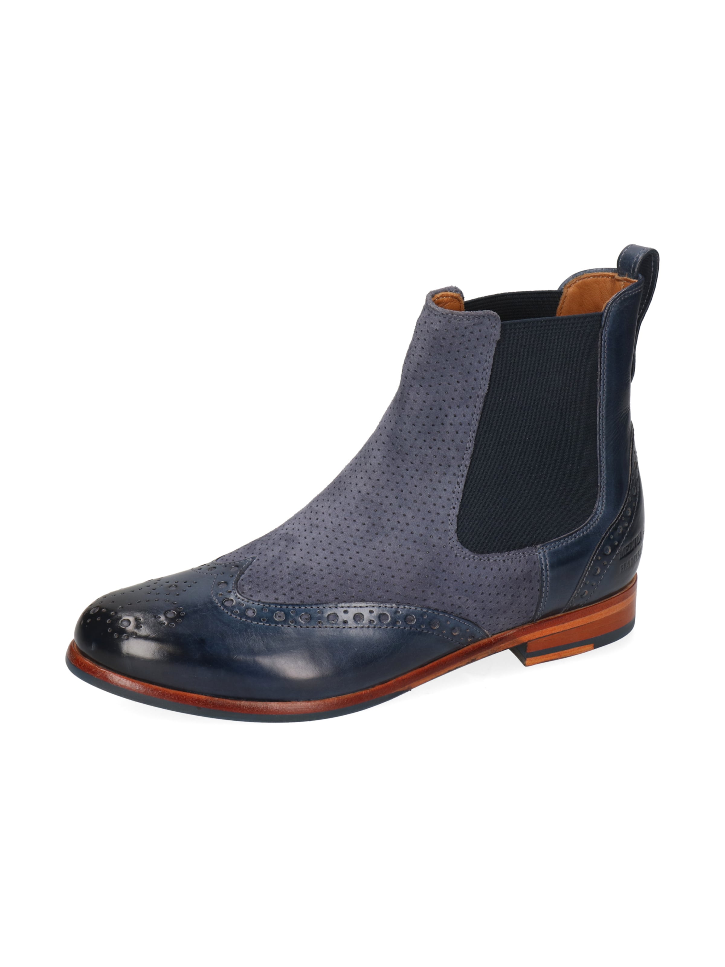 MELVIN & HAMILTON Chelsea Boots 'Selina 29' in Blue: front