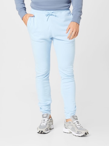 Effilé Pantalon HOLLISTER en bleu : devant