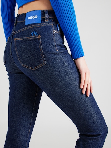 HUGO Blue Slimfit Jeans 'Malu' i blå
