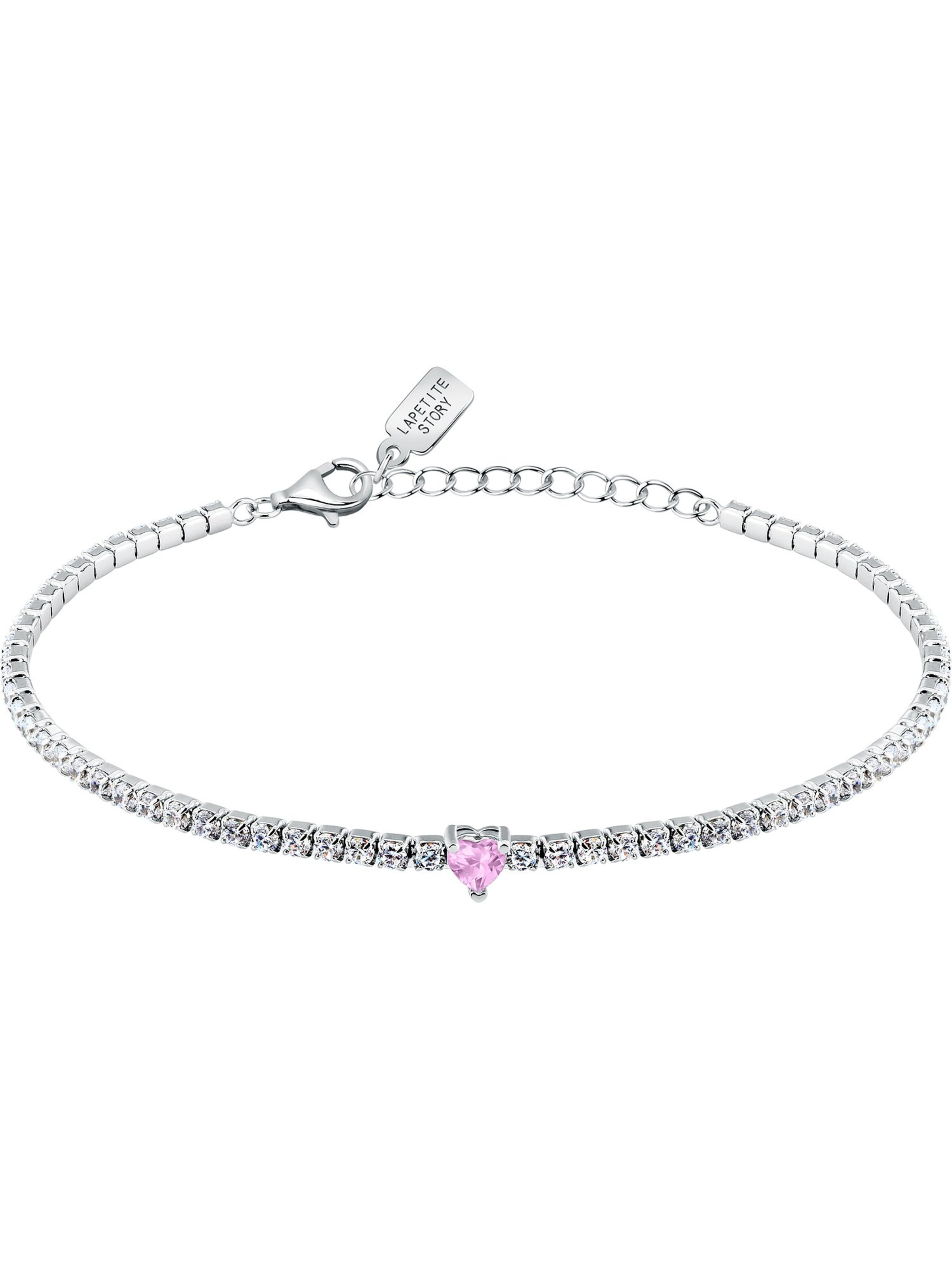 La Petite Story Bracelet in Silver: front