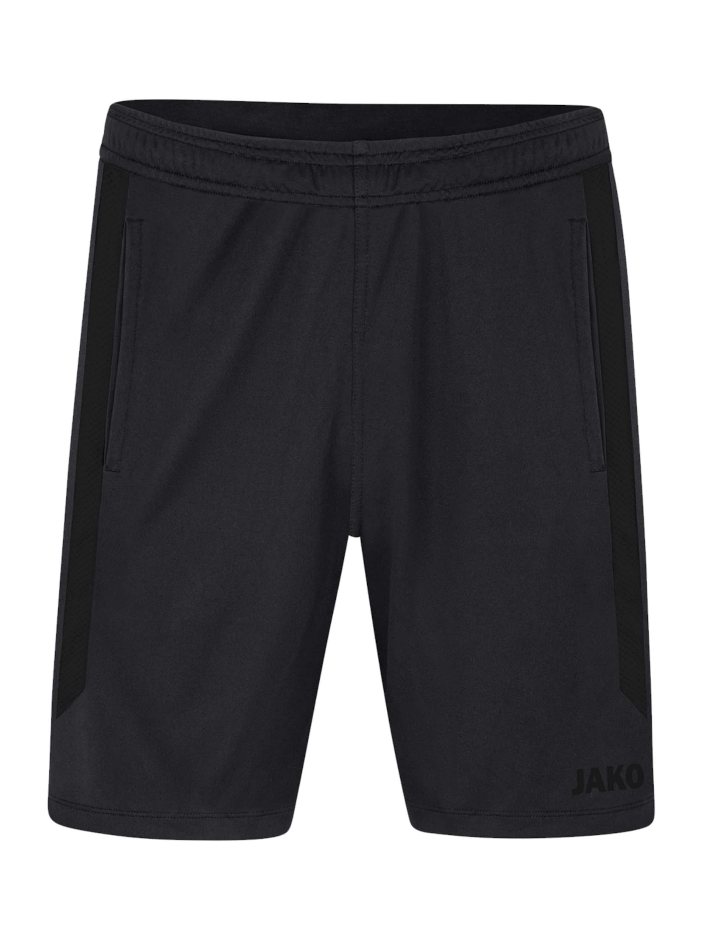 JAKO Regular Sportshorts 'Power' in Schwarz: Vorderseite