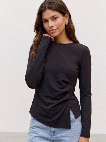 VERO MODA Shirt 'AWSage' in Zwart: voorkant