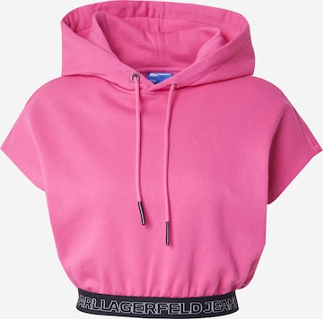 rožinė KARL LAGERFELD JEANS Megztinis be užsegimo: priekis