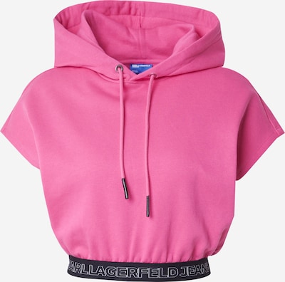 Bluză de molton KARL LAGERFELD JEANS pe roz / negru / alb, Vizualizare produs