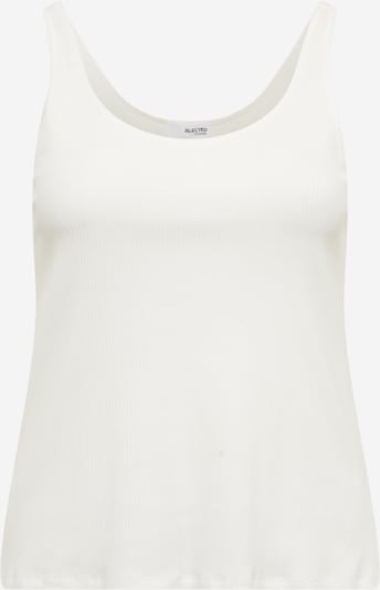 Selected Femme Curve Топ 'NANNA' в бяло, Преглед на продукта