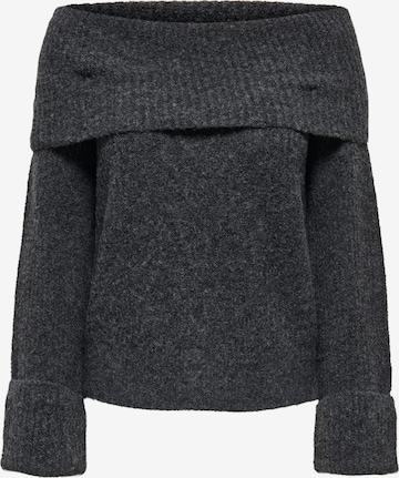 Pull-over 'LUNA' ONLY en gris : devant