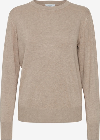 b.young Sweater 'Bymmpimba' in Beige: front