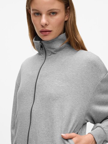 Giacca di felpa di Karl Lagerfeld in grigio