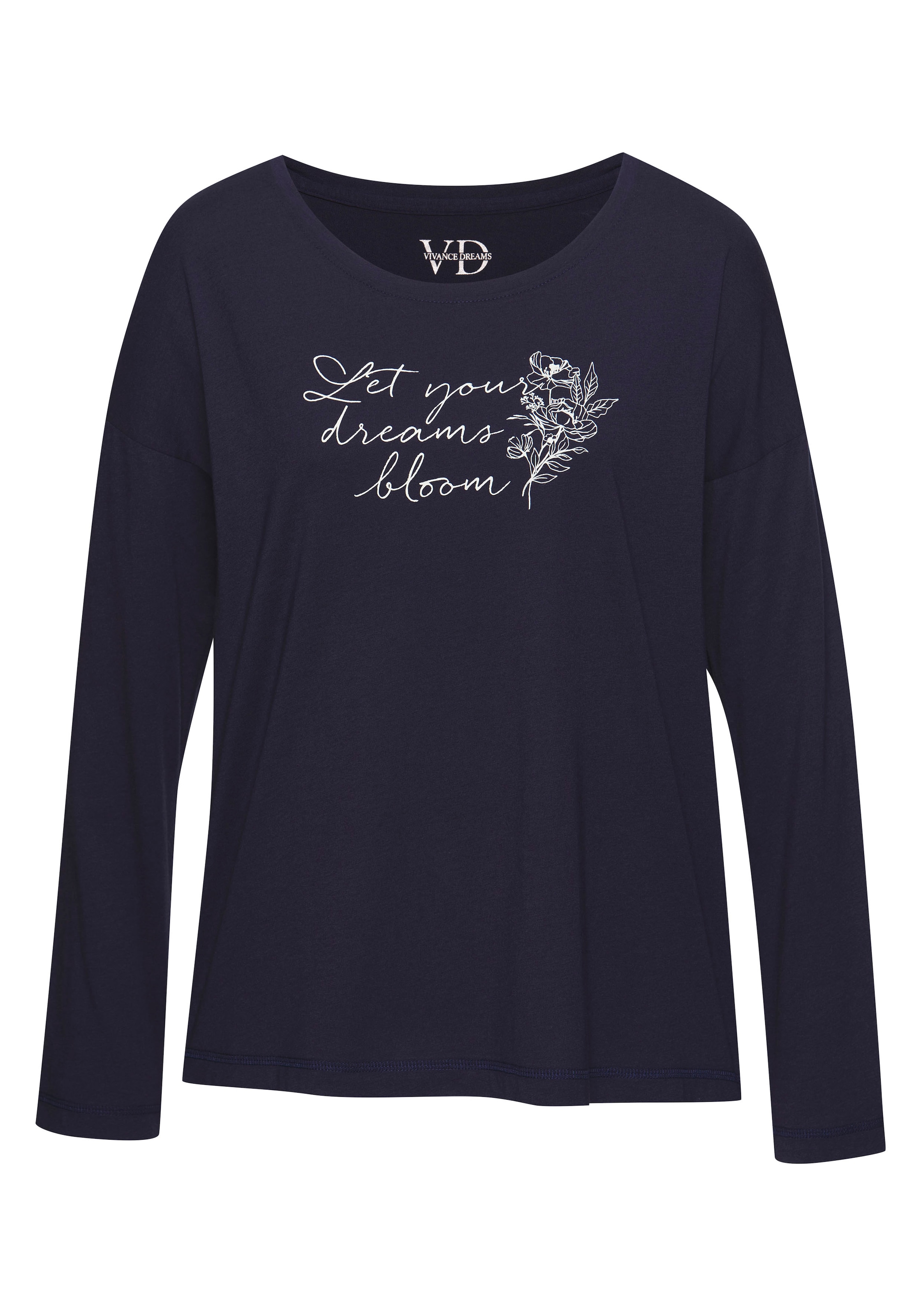 zils VIVANCE Pidžamas krekls: no priekšpuses