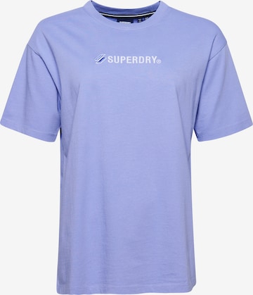 Superdry Tričko - Modrá: predná strana