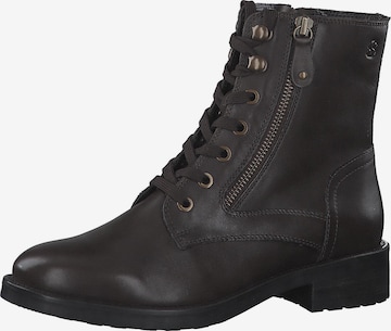 s.Oliver Lace-up bootie in Brown: front