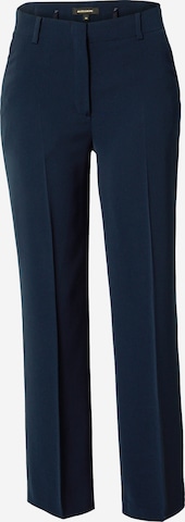 Loosefit Pantalon à plis MORE & MORE en bleu : devant