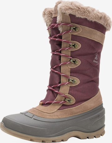 Kamik Snowboots 'Snovaley4' in Bruin: voorkant