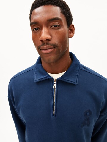 ARMEDANGELS Sweatshirt 'Iconic Å Temaal' in Blauw: voorkant