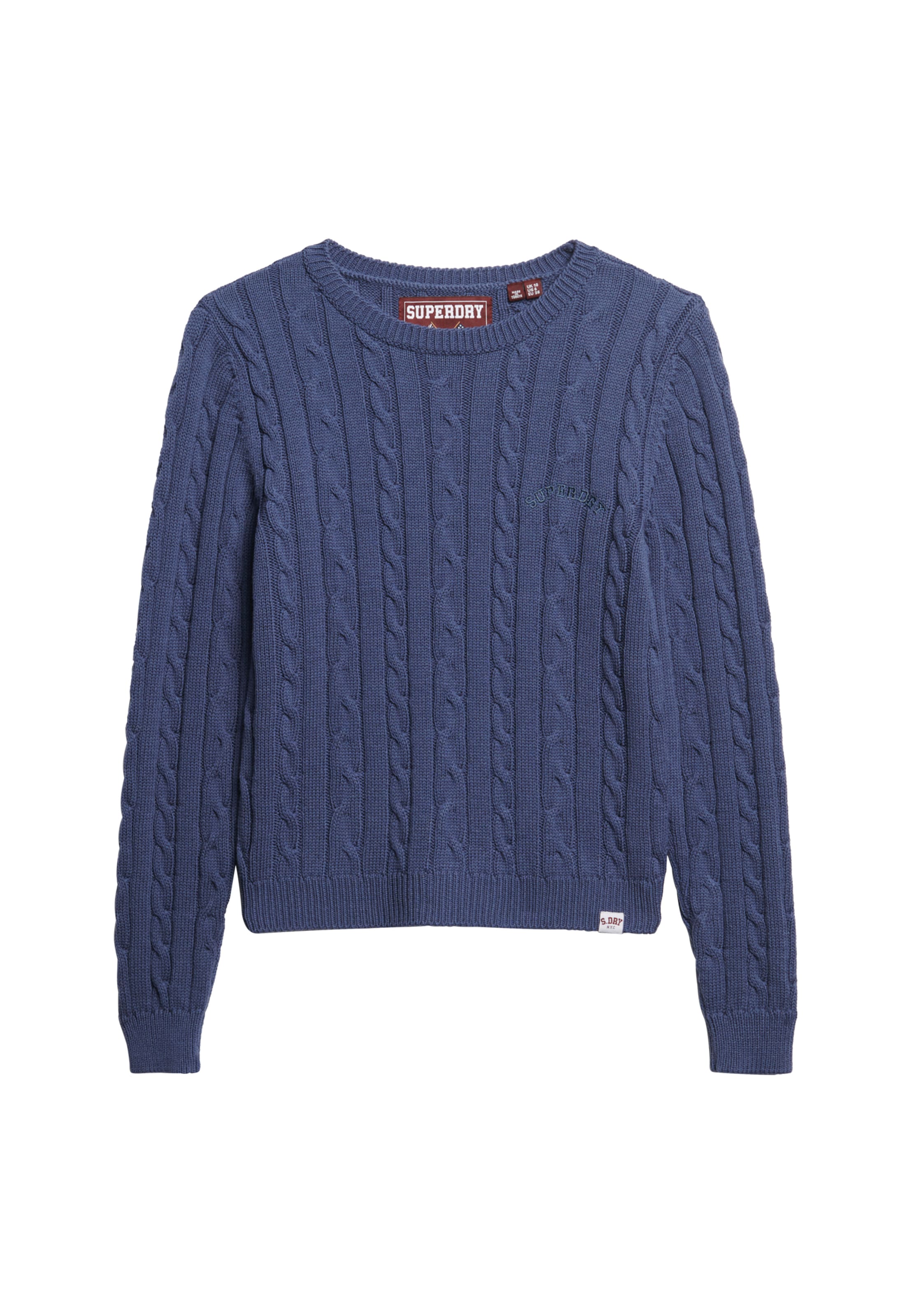 Pull-over 'Essentials' Superdry & Co en bleu : devant