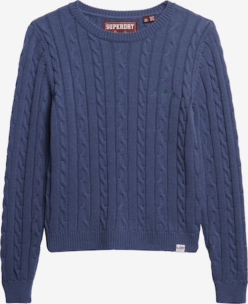 Pull-over 'Essentials' Superdry en bleu : devant