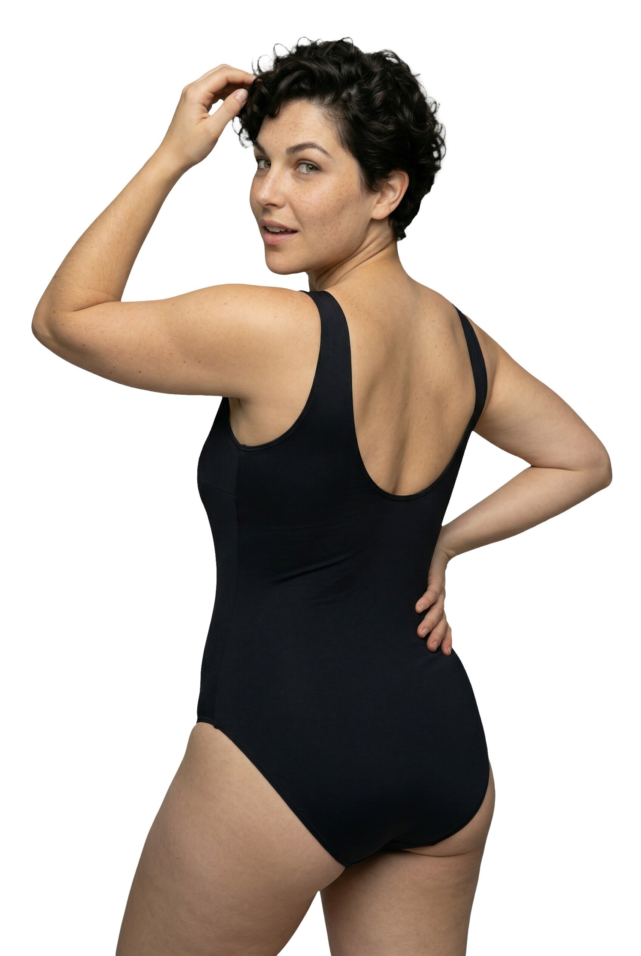 Ulla Popken Swimsuit in Black