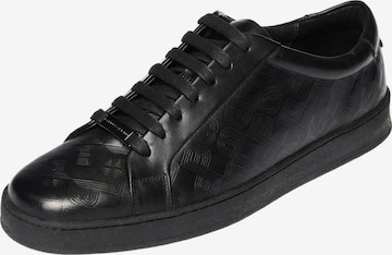 Sneaker bassa di Baldessarini in nero: frontale