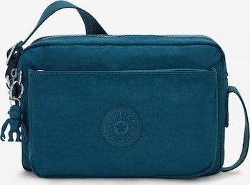 KIPLING - Mala de ombro 'Abanu' em verde: frente