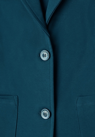 STREET ONE Basic Blazer in Unifarbe in Blau
