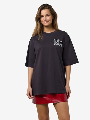 Noisy may Shirt 'NMKOKOON' in Grijs: voorkant