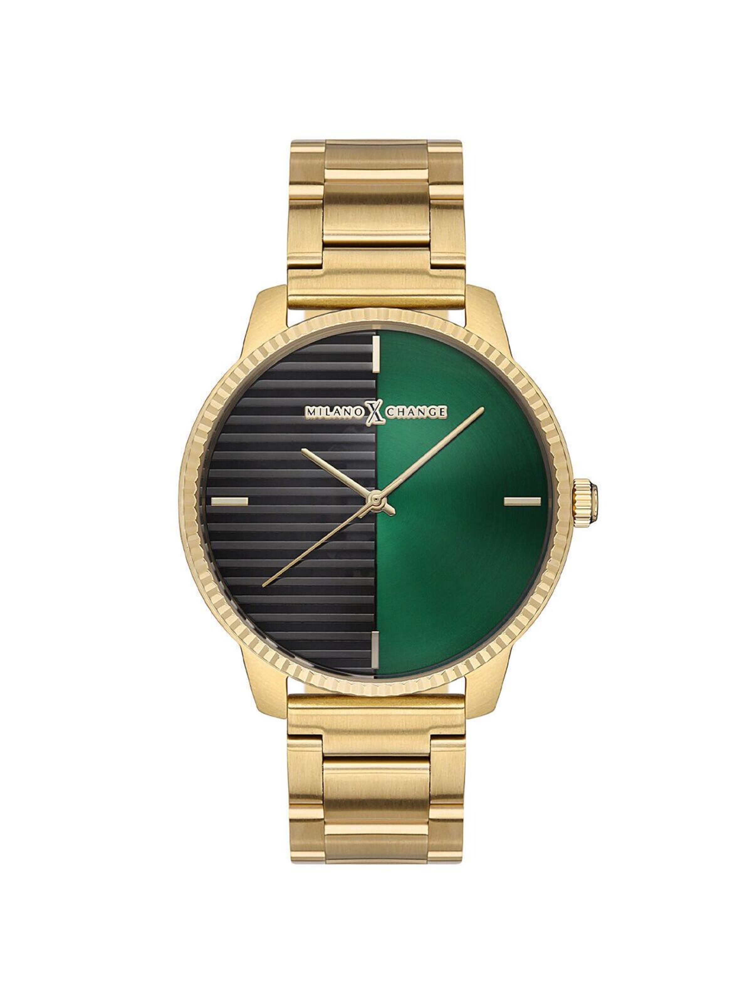 Orologio analogico 'Milano X Change Analog Men Watch MEX3212' di Milano X Change in oro: frontale