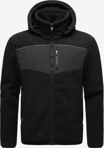 STONE HARBOUR Athletic Fleece Jacket in Black