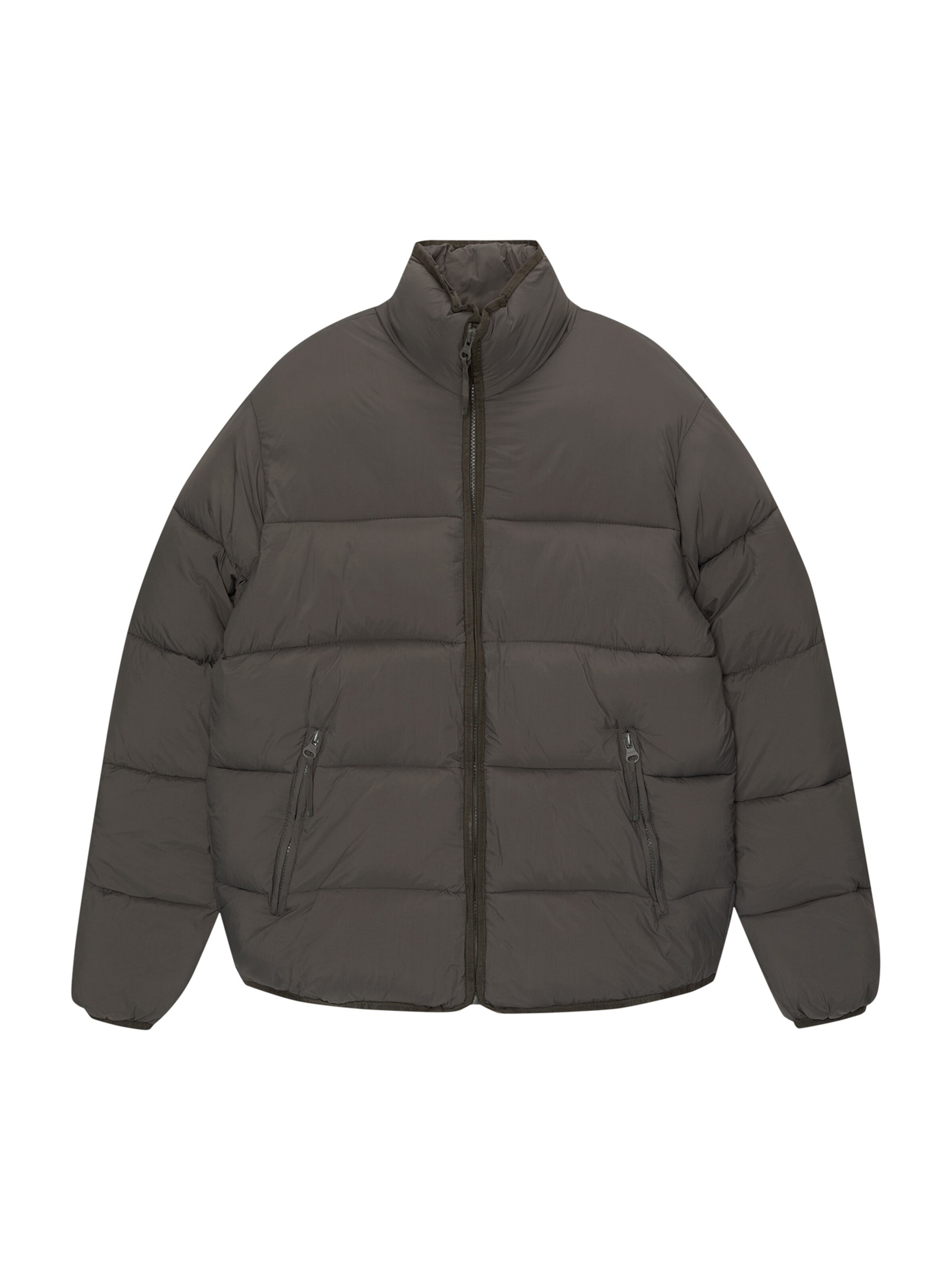 Pull&Bear Prechodná bunda - Sivá: predná strana