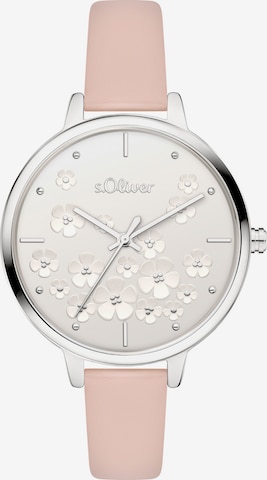 Montre à affichage analogique s.Oliver en rouge : devant