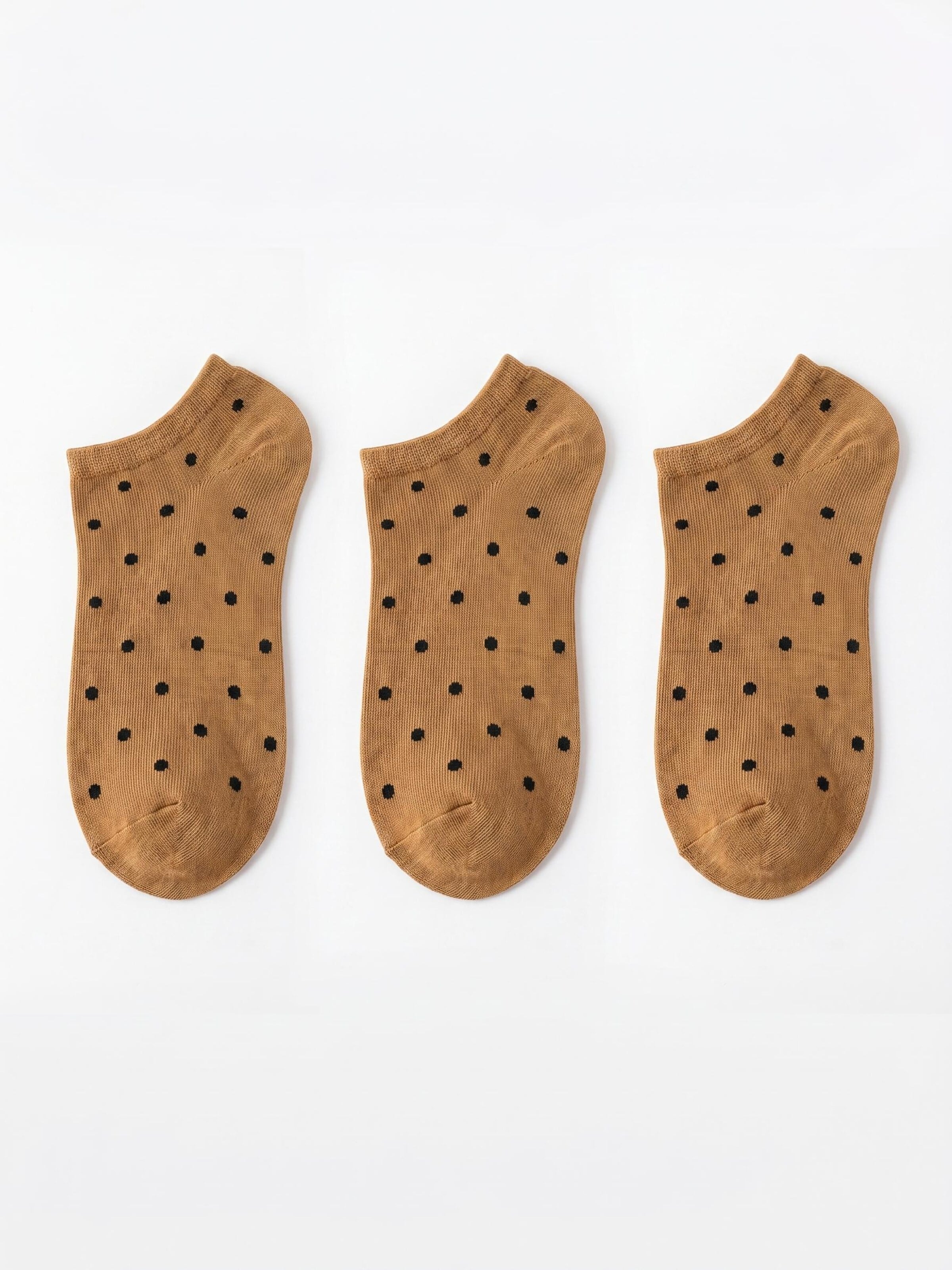 Millo Socken 'Happy Dots'‌‌‌‌ in Beige: Vorderseite
