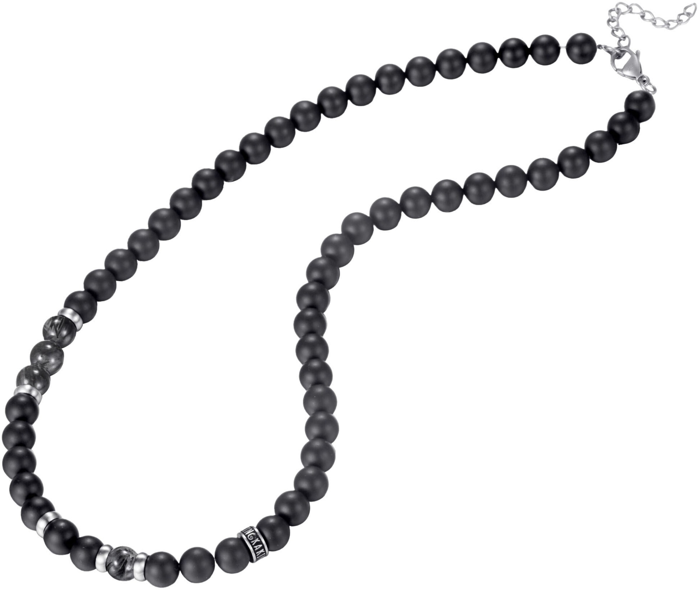 Kingka Necklace in Black: front