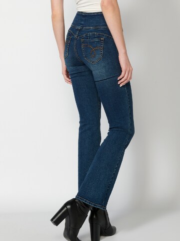 KOROSHI Flared Jeans in Blau