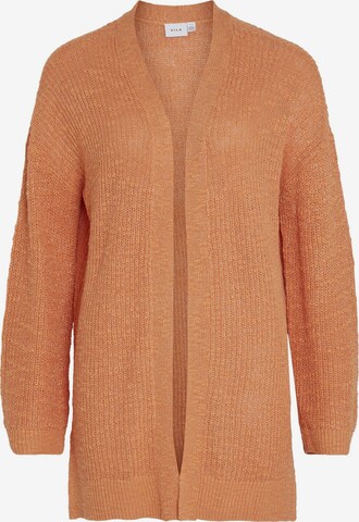 VILA Knit Cardigan in Orange: front