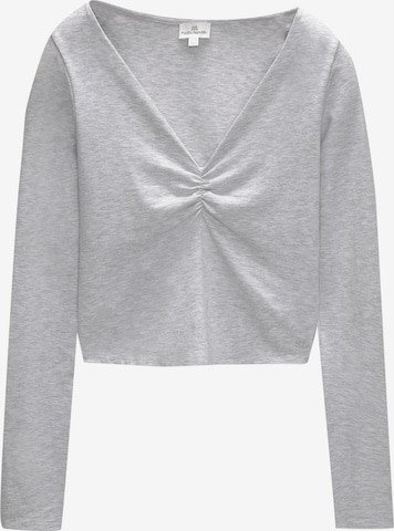 Maglietta di Pull&Bear in grigio: frontale