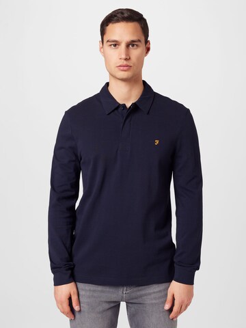 FARAH Shirt 'Haslam' in Blauw: voorkant