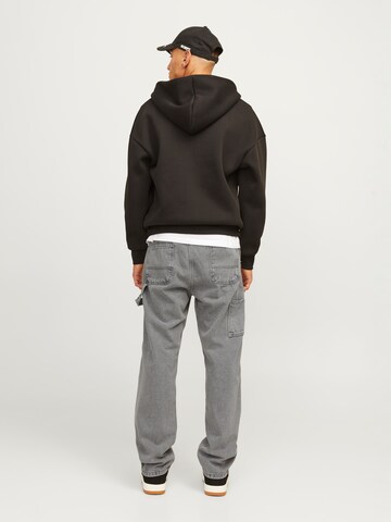 JACK & JONES Loosefit Jeans 'JJIEddie JJPainter' in Grau