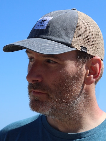 Cappello da baseball sportivo 'Trucker Kappe Lona Organico' di Surf Monkey in blu