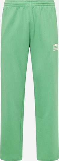ADIDAS ORIGINALS Pantalon en vert clair / blanc, Vue avec produit