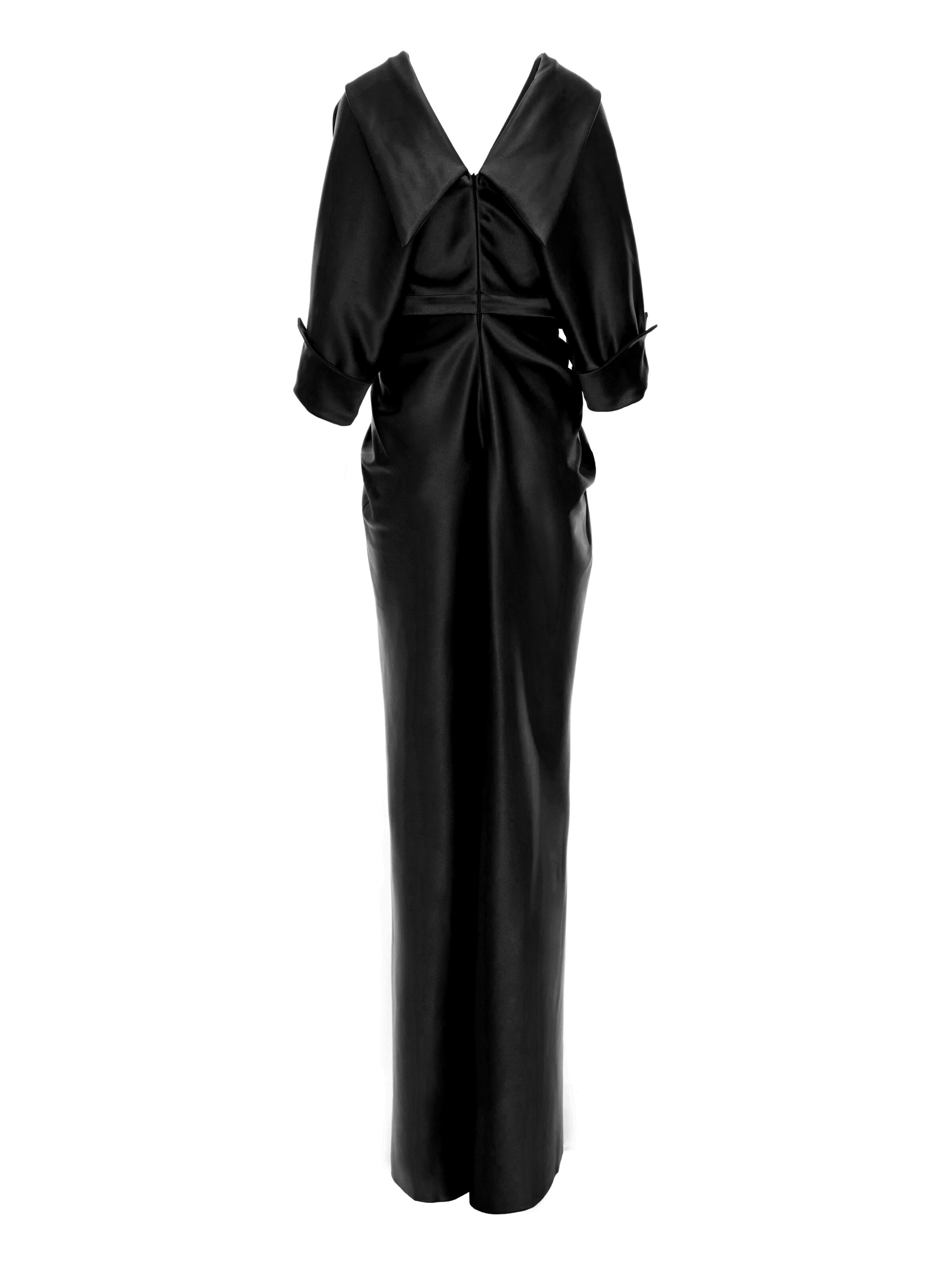 acob a porter Avondjurk in Zwart