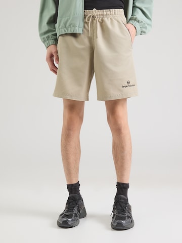 Sergio Tacchini Regular Sportbyxa 'Vebita' i beige: framsida